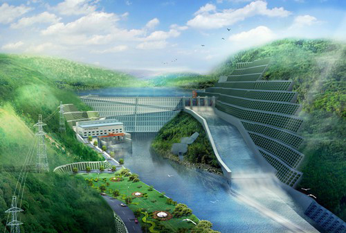 明山老挝南塔河1号水电站项目